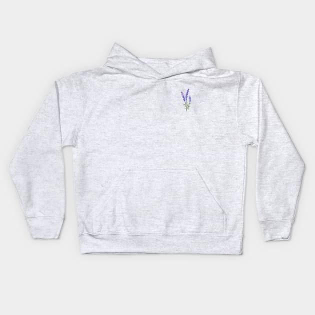 lavender Kids Hoodie by blauereiter